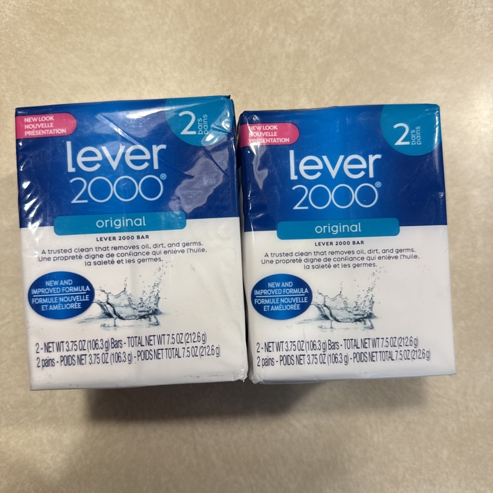 Lever 2000 Original Bar Soap Pack Of 4- 3.75 oz Bars